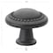 Gliderite Hardware 1-1/4 in. Oil Rubbed Bronze Round Beaded Cabinet Knob, 5PK 5222-ORB-5 - alternate 2